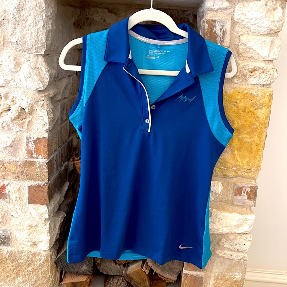 Size medium, turquoise and blue